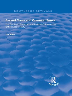 cover image of Sacred Cows and Common Sense